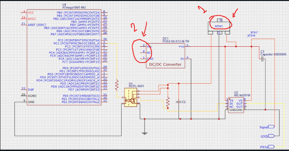 Draw the Old Control Unit Circuit Diagram.