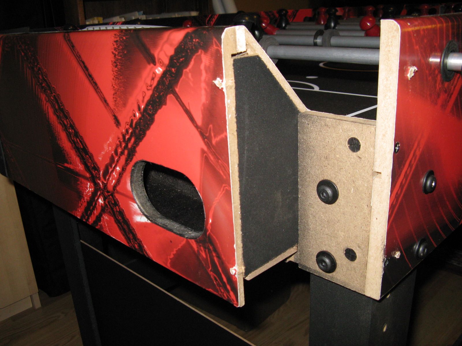 Add Side Ball Returns Your Halex/Franklin Foosball Table 33 Steps