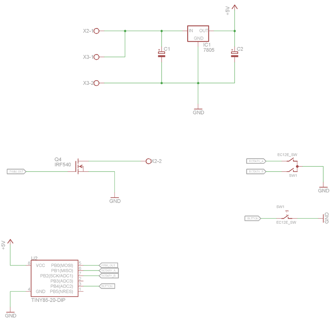 Rotary Encoder + Attiny 85