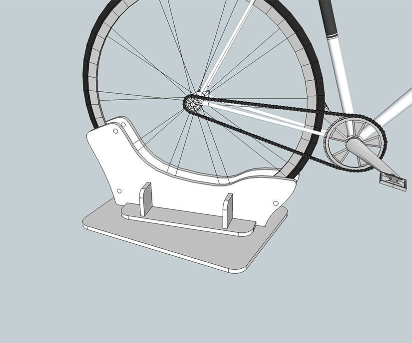 Bike Holder Inside of Car Trunk