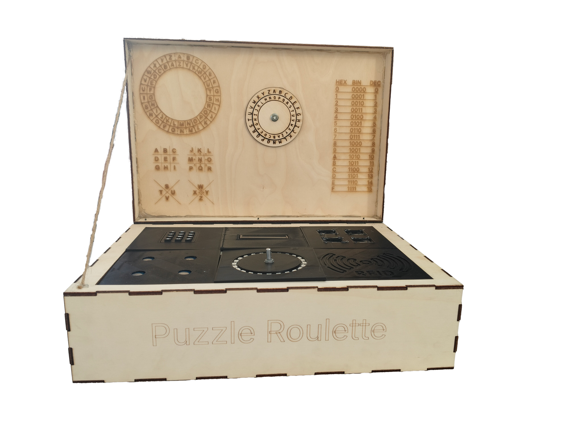 Puzzle roulette 4 steps instructables