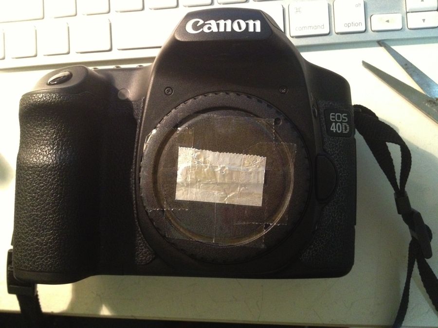 Dirt Cheap Pinhole Lens for DSLR
