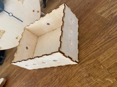 Plywood Clock Face and Enclosure