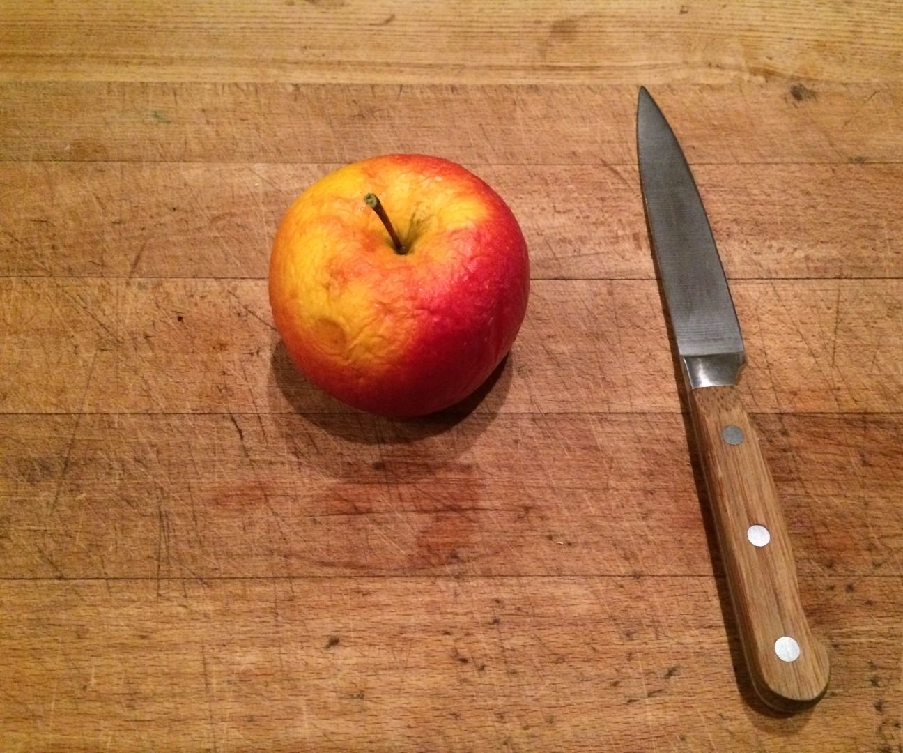 Hollow Chocolate Apple - the Hidden Chocolate