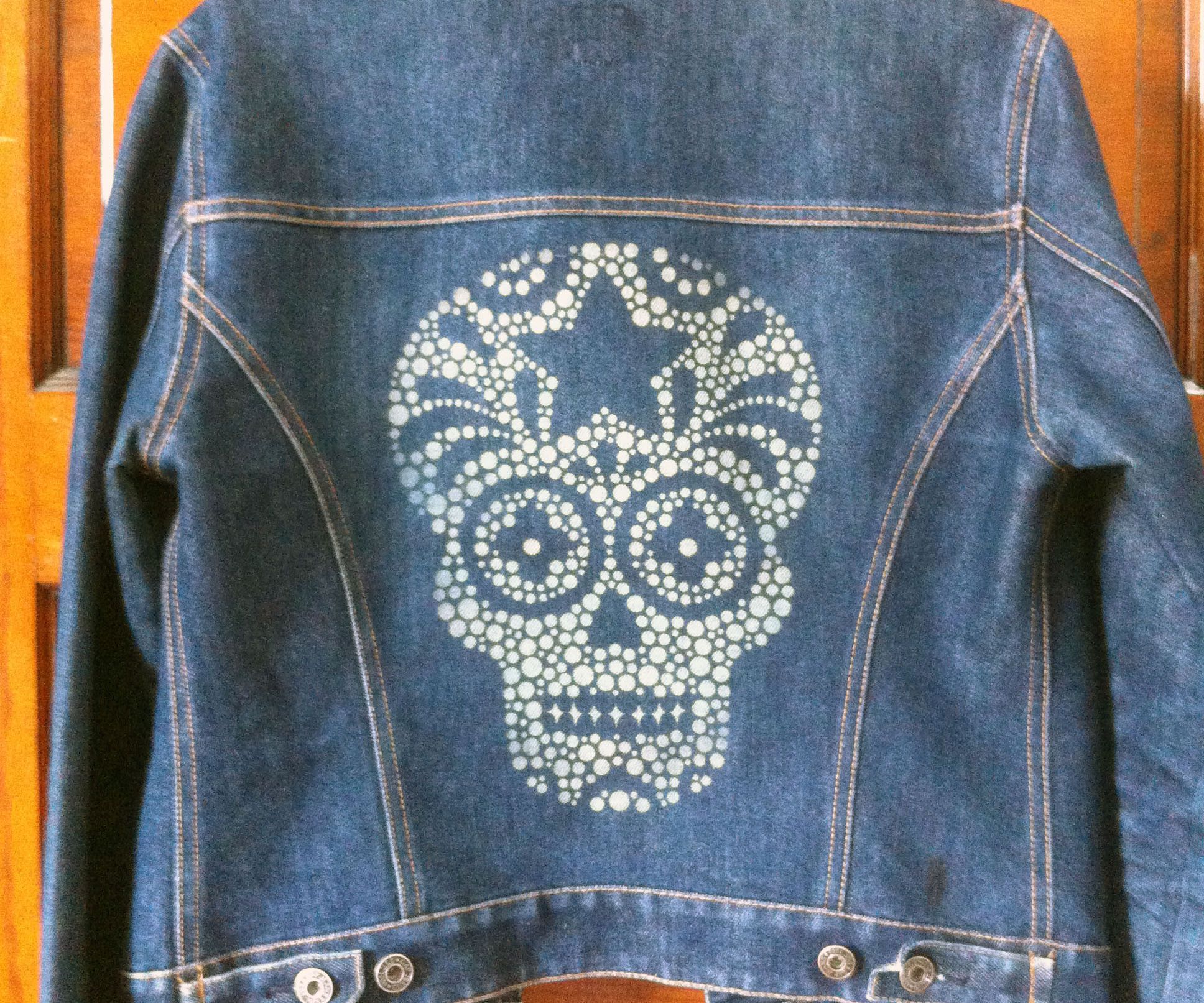 Laser Etched Denim Jacket