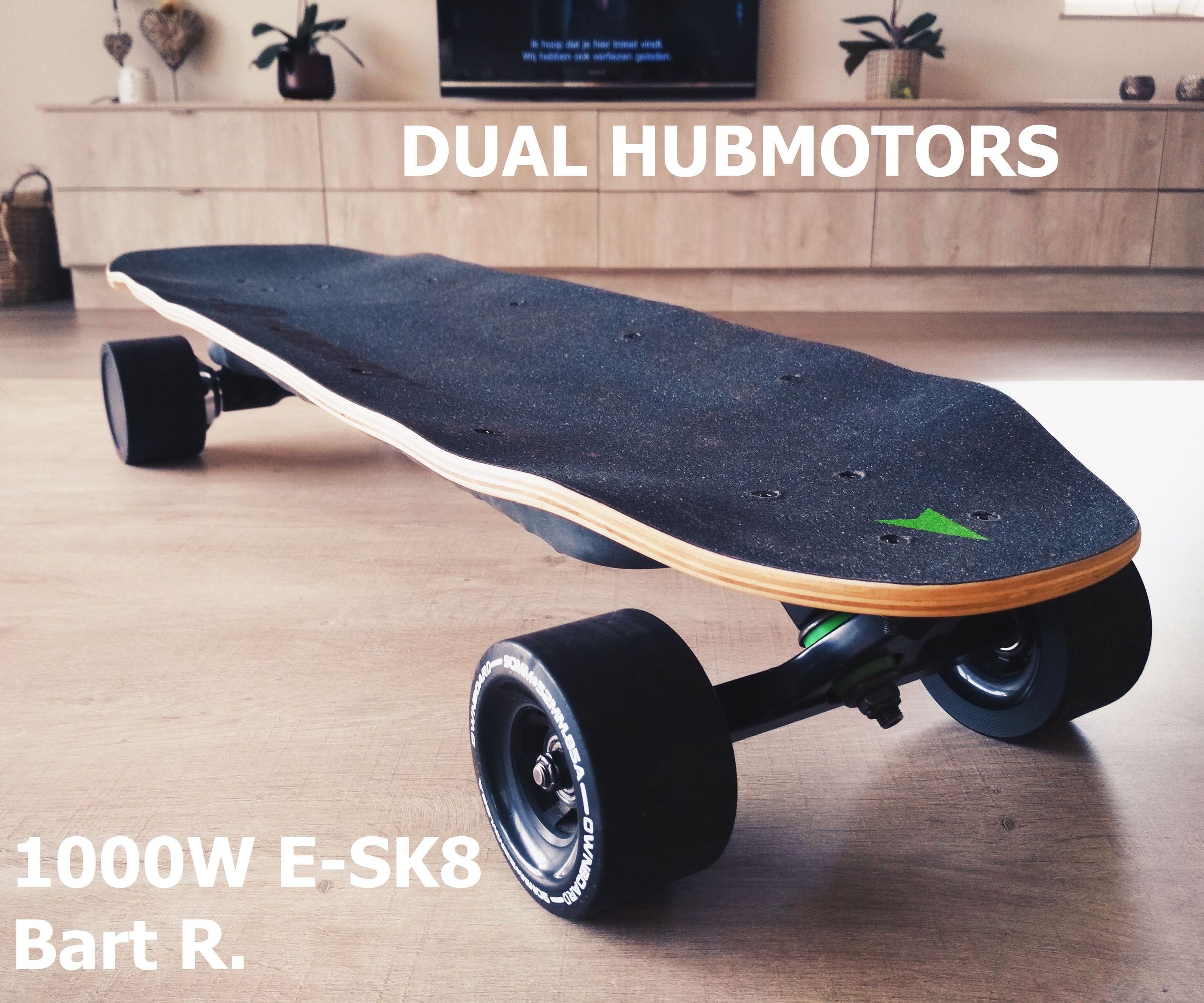 DUAL HUB 1000W ELECTRIC LONGBOARD
