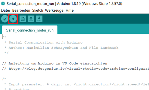 Software - Flash the Arduino