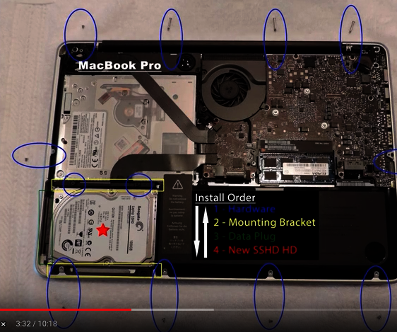 MacBook Pro Hard Drive Swap to SSD
