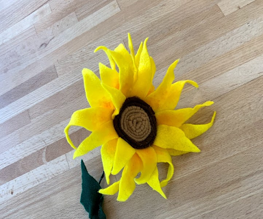 Felt Sunflower