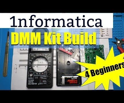 Digital Multimeter Kit Build DT830B DMM - Electronic Beginners Project