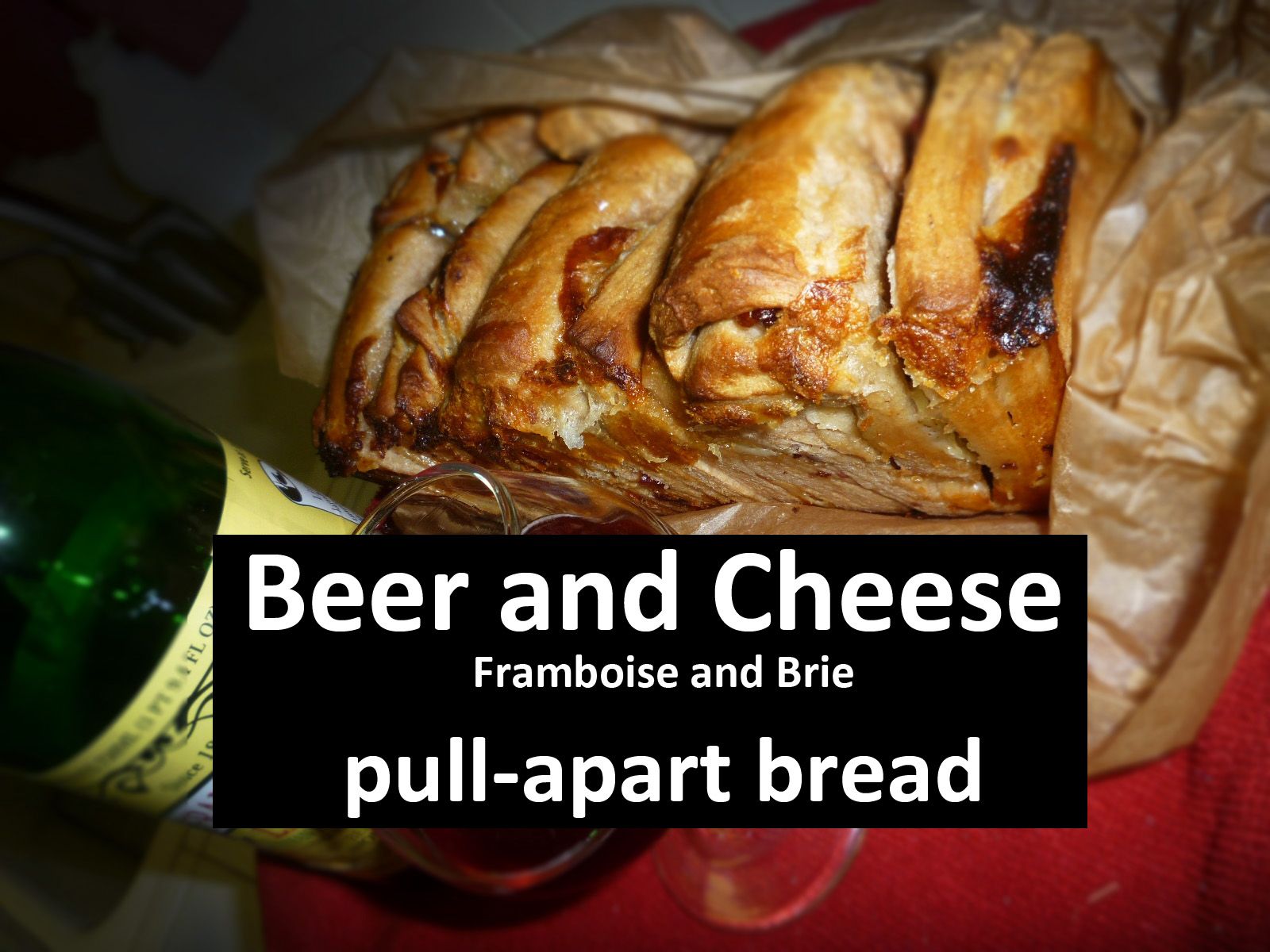 (Beer and Cheese) Framboise and Brie Pull-apart Bread W/orange Flavored Cranberries (ORIGINAL)