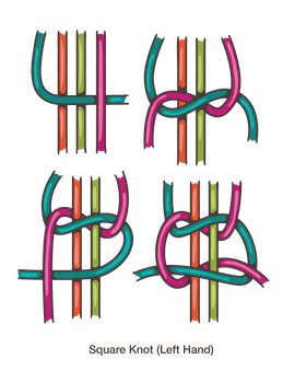 How to Macrame: Square Knots