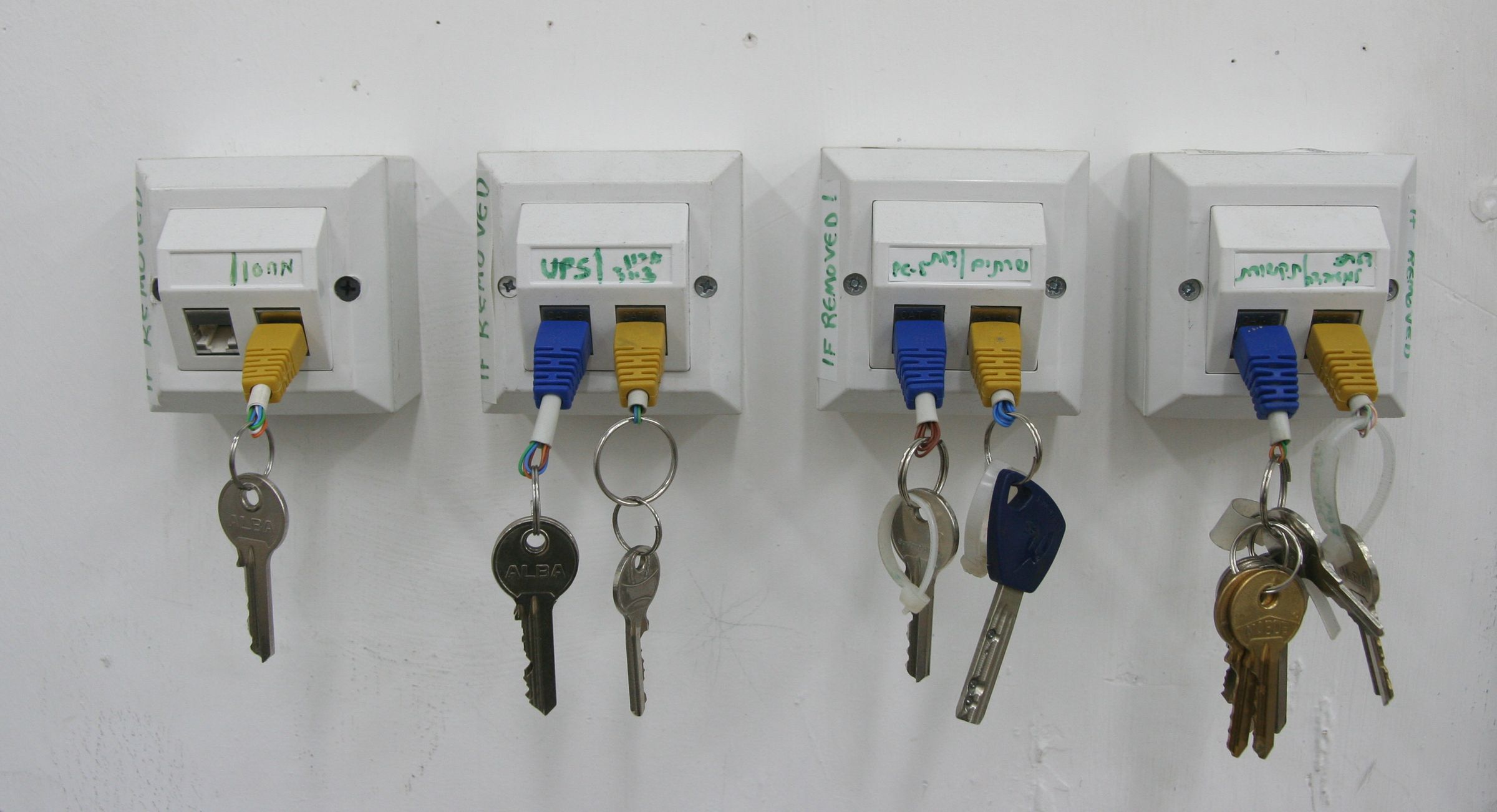 RJ-45 Key Chain and Rack : 5 Steps (with Pictures) - Instructables