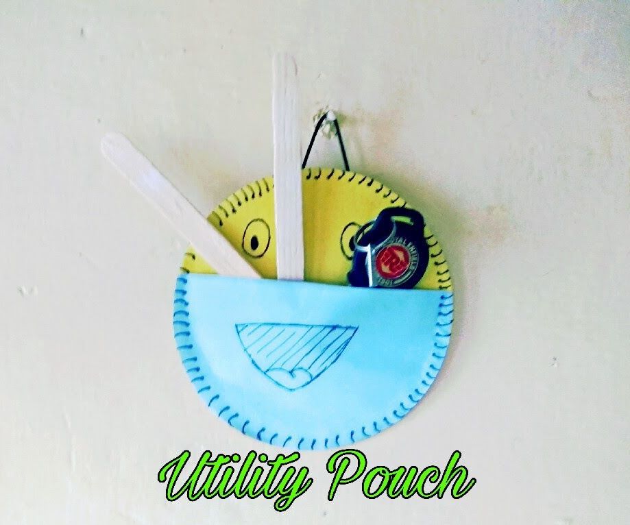 Utility Pouch Using Old CD