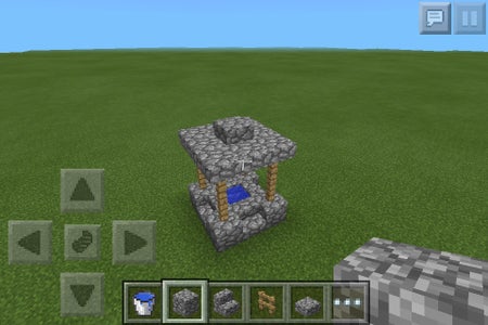 Place a Cobble Stone Block in the Hole