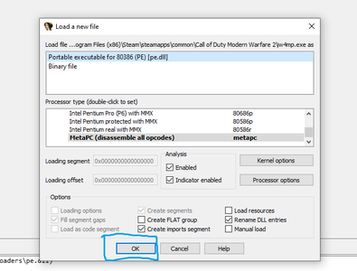 Finding the FOV 'offset' / 'Address'