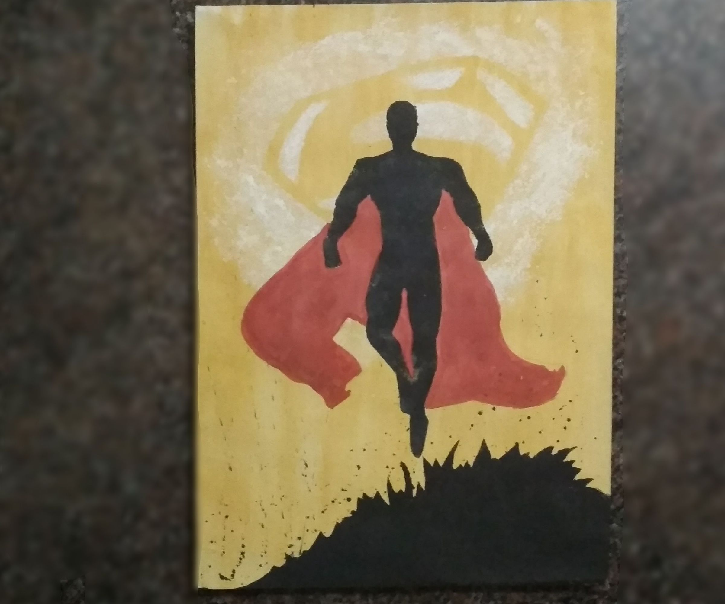 DIY Man of Steel Wall Art!