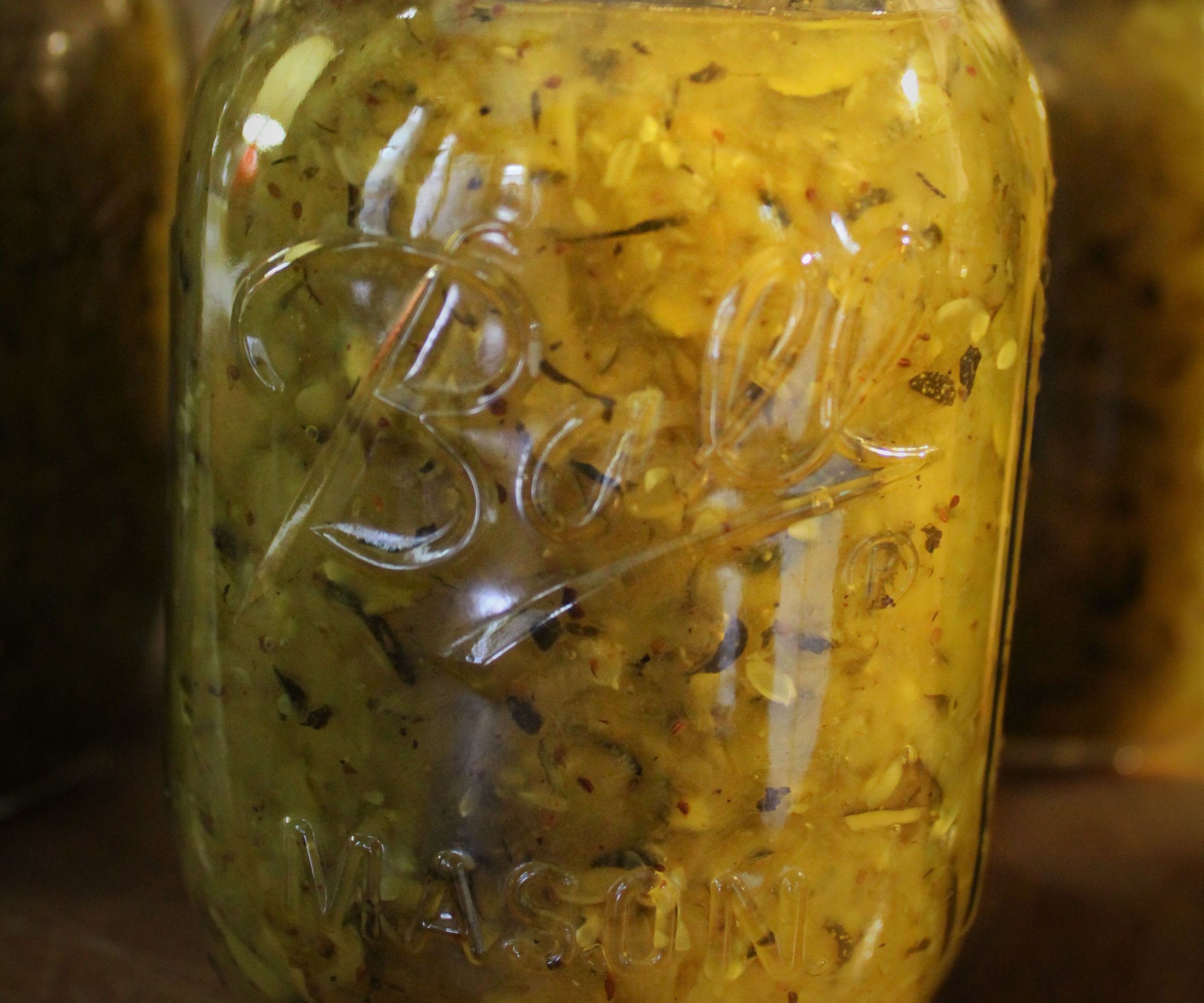 Sweet & Spicy Zucchini Relish 