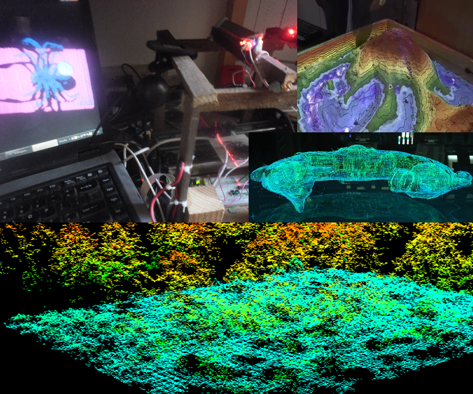 Basic 3D Scanner for Digital 3D Mapping