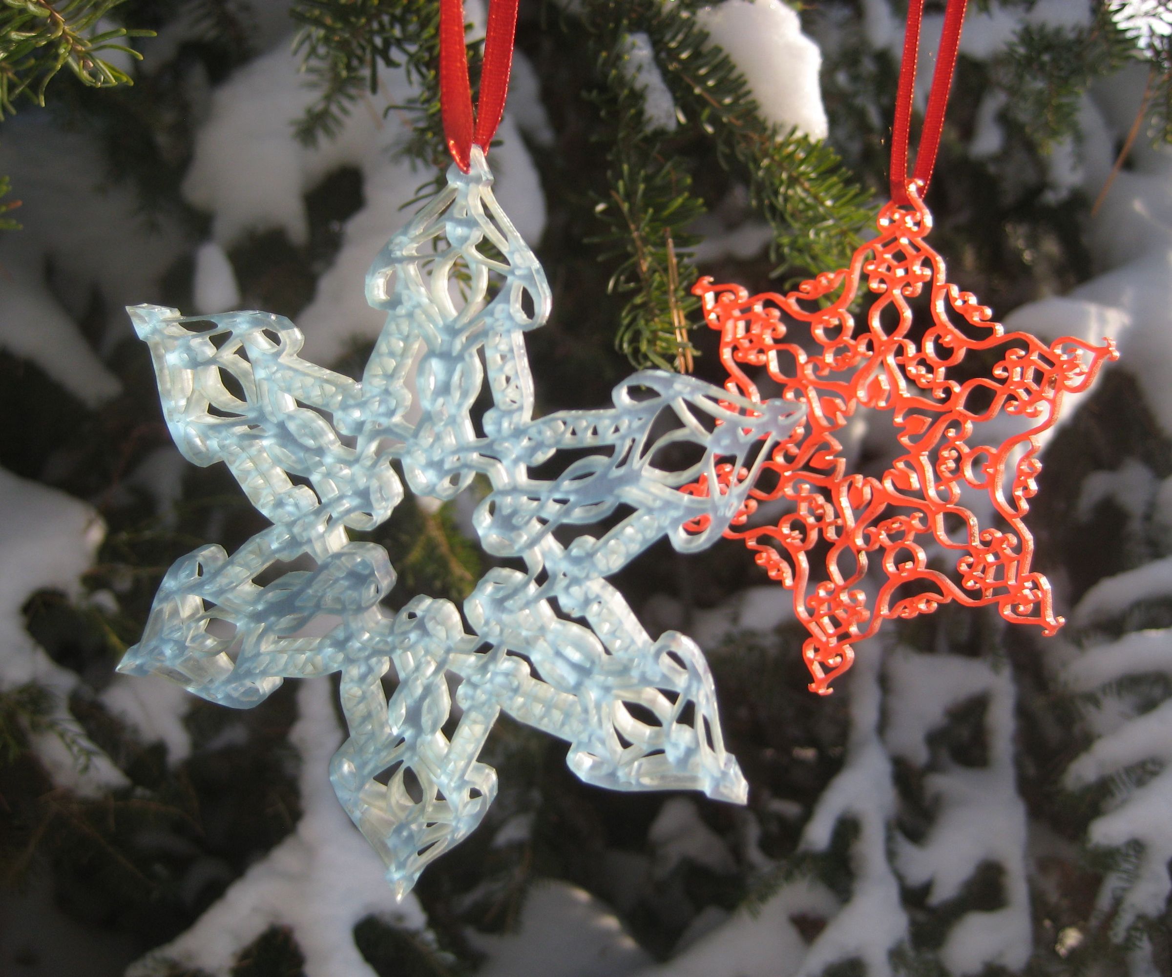Laser-cut Ornaments
