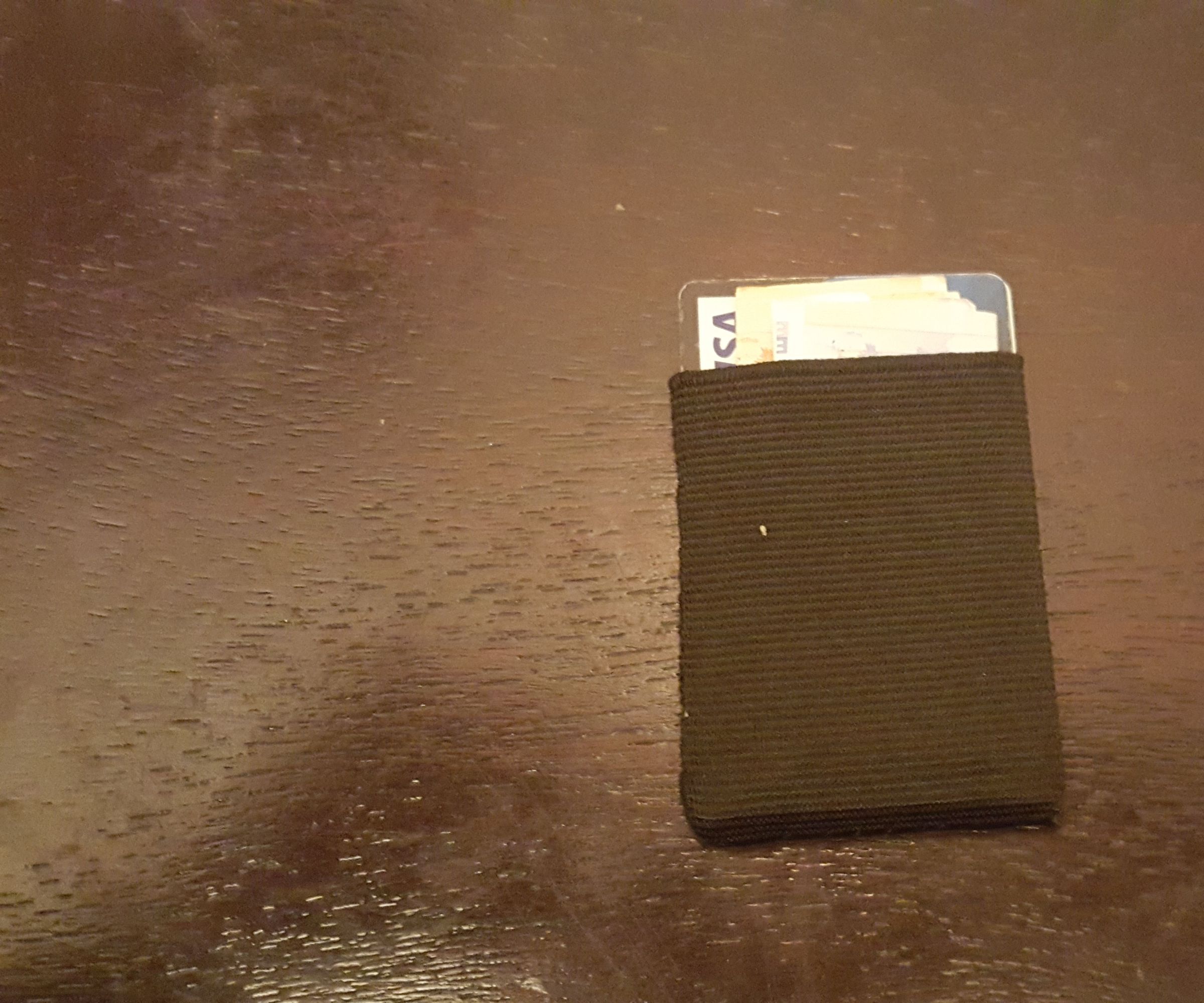 Minimalist Lightweight Elastic Fabric Wallet