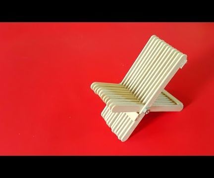 How to Make Folding Chair With Popsicle Stick