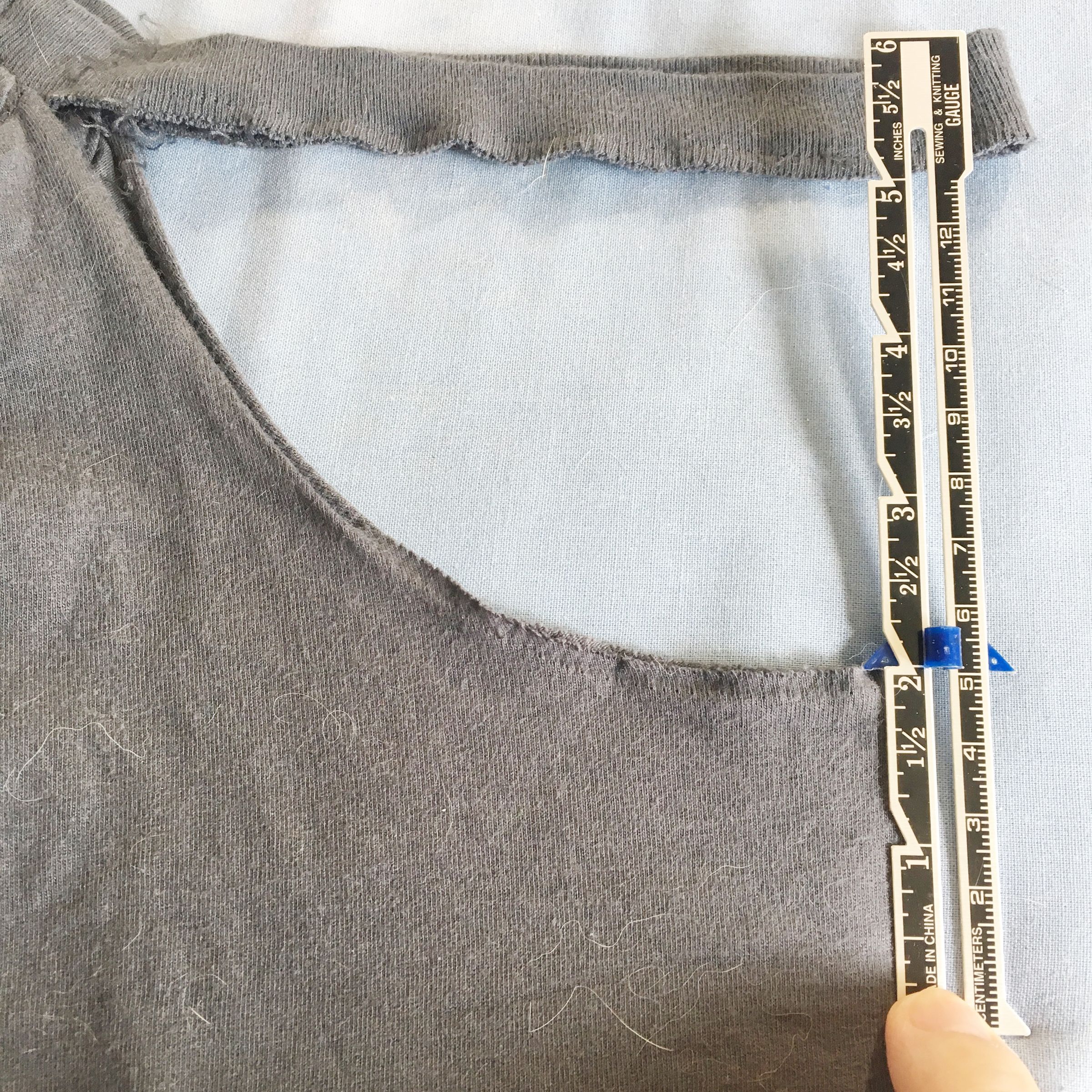 Turning a Crew Neck Into a VNeck 11 Steps (with Pictures