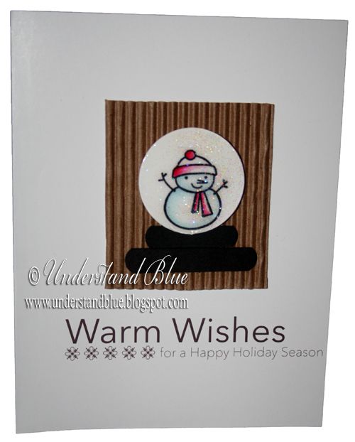 Homemade Snowglobe Card