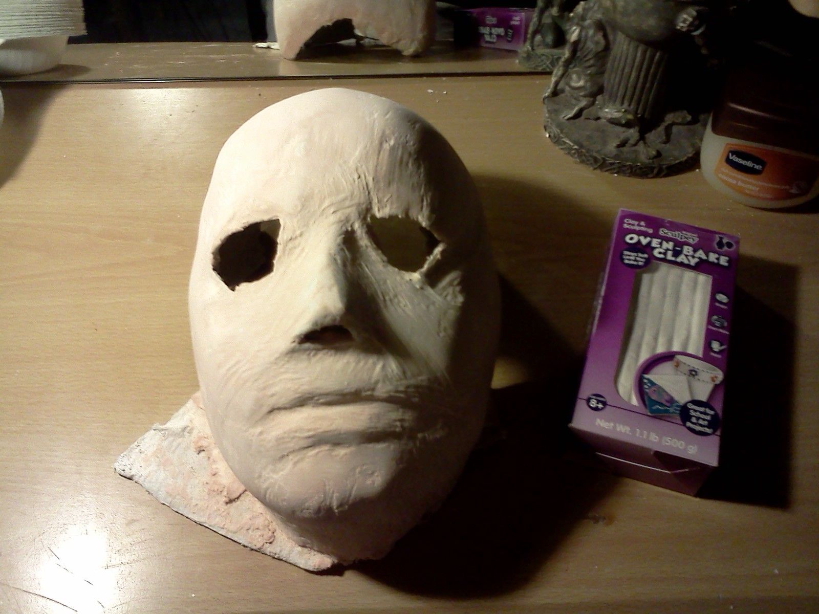 Handmade Iconic Skull Mask Death Costume for Halloween 11 Steps (with