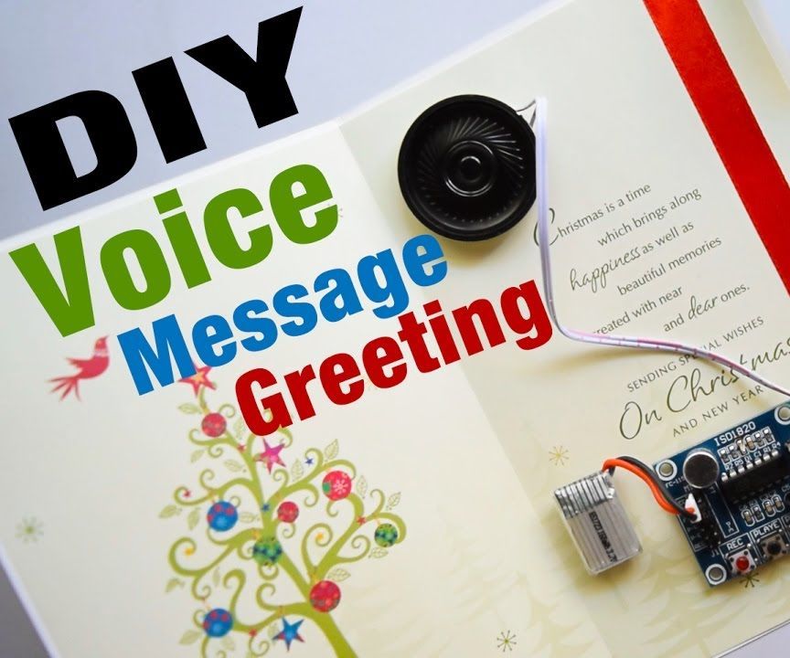 Valentne Greeting Card That Speaks Your Recorded Voice Message !