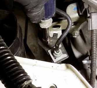 Disconnect Hydraulic Line Clips and Slave Cylinder