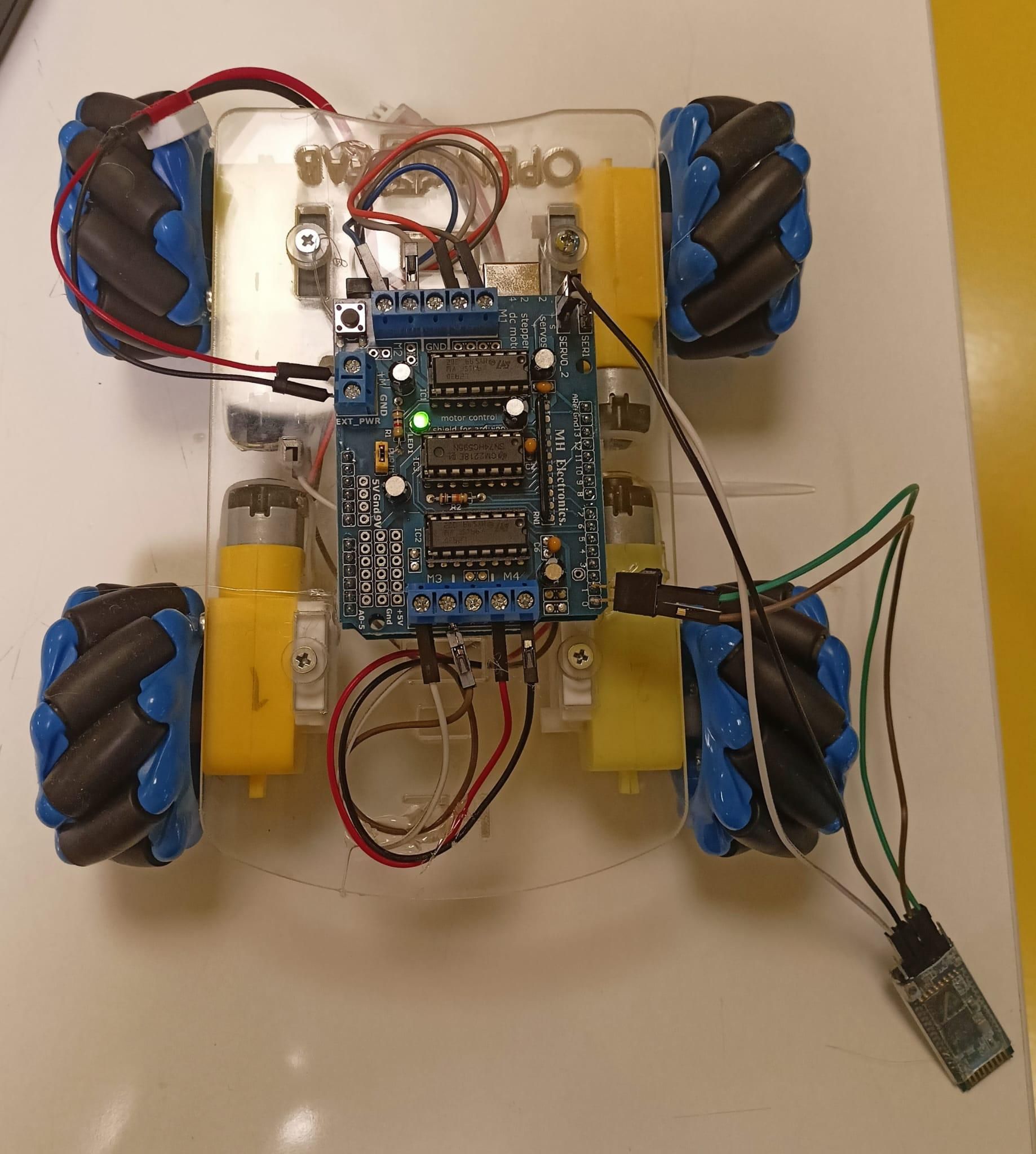 Mecanum Wheeled Bluetooth Connected App Controlled MakeRobot Ozyeğin ...