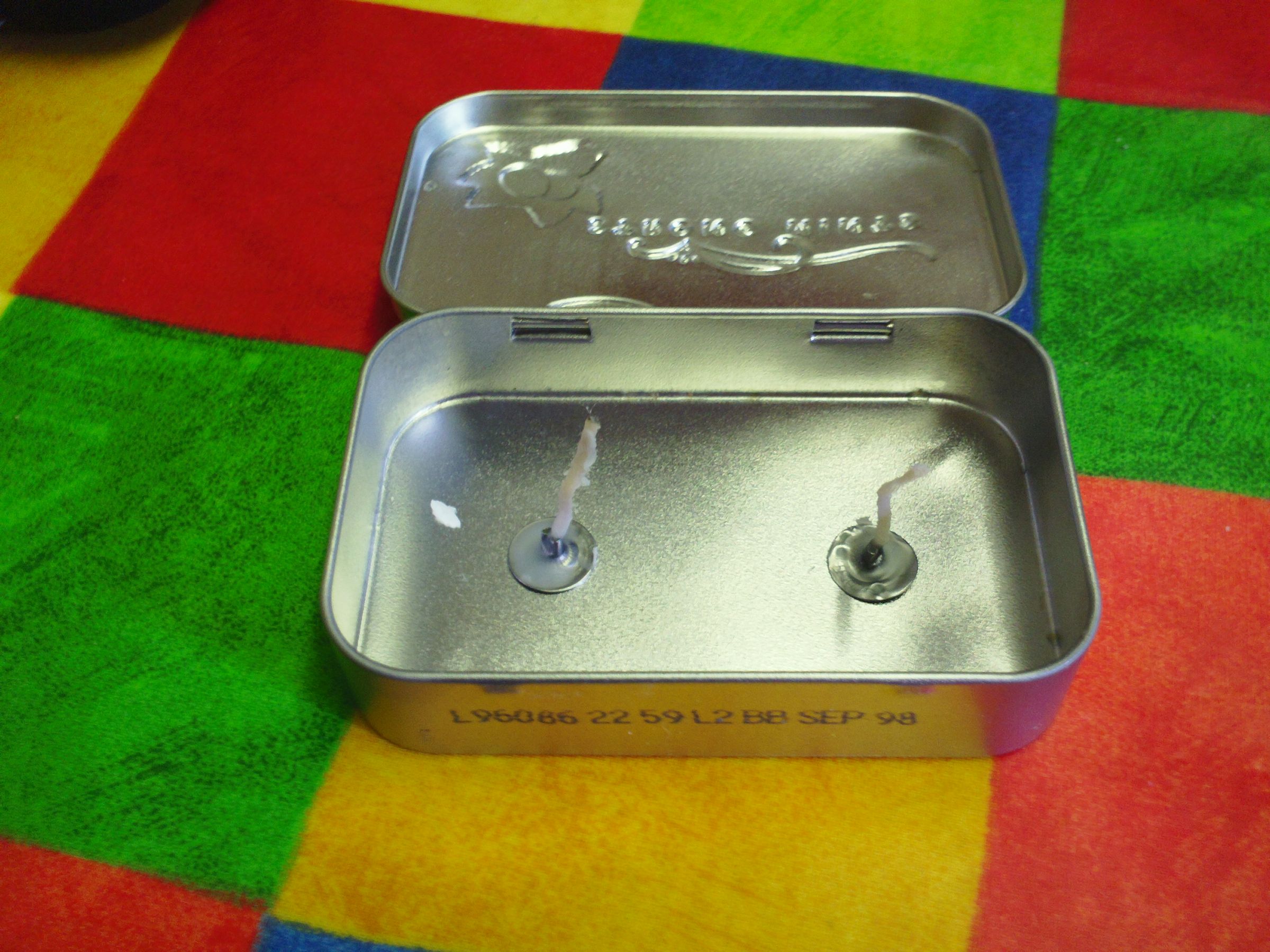 Mint Tin Candle 4 Steps (with Pictures) Instructables