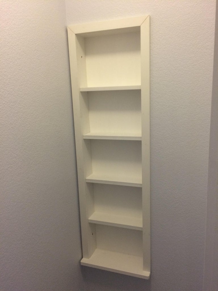 Builtin Shelves Between the Studs 4 Steps (with Pictures