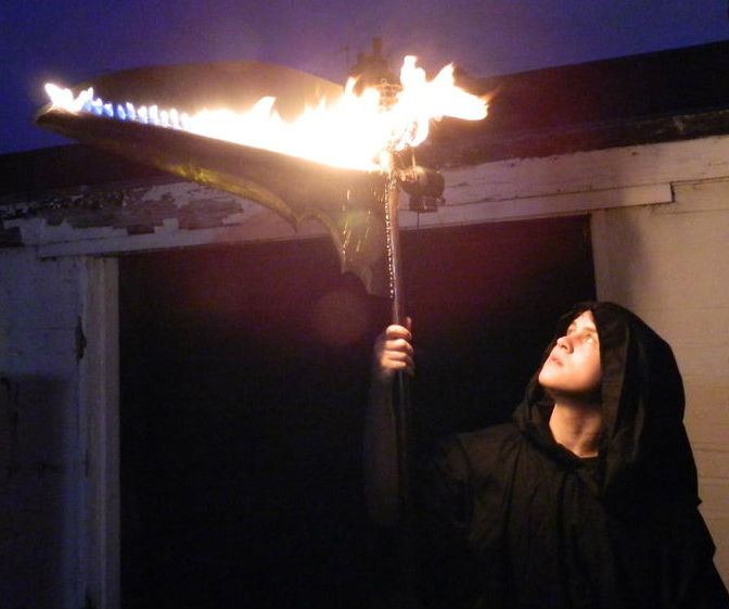 Ruben's Tube Fire Scythe Engineering Project / Prop