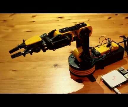 Raspberry Pi As Robotic Arm Controller With Flick Hat