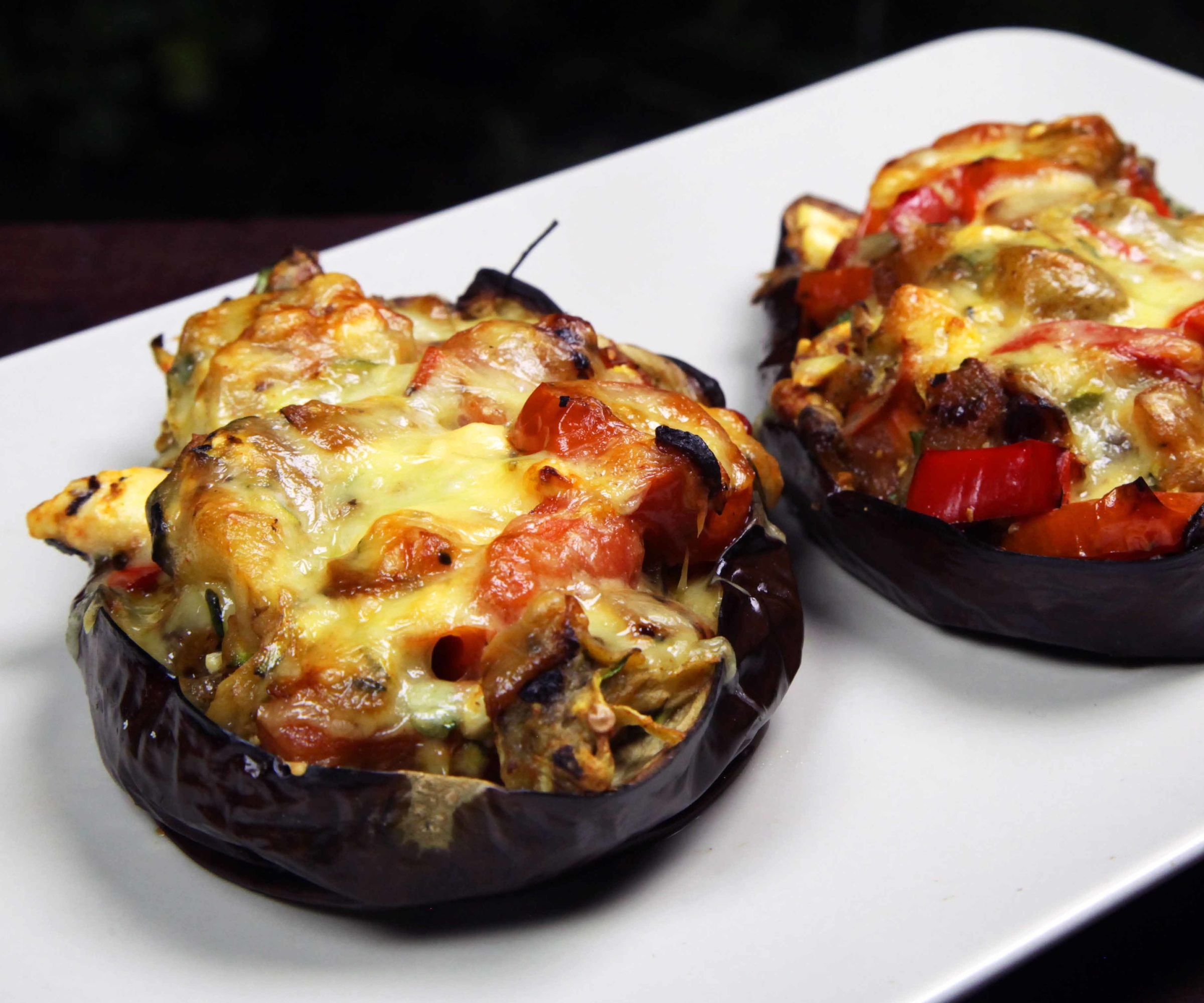 How to Cook Stuffed Roasted Eggplant