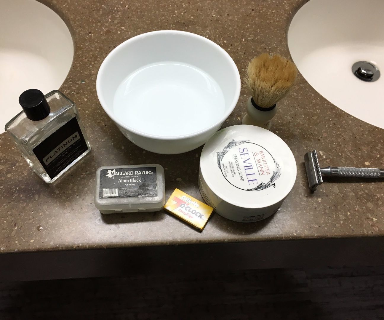 Shaving With Lathered Shaving Soap and a Double-Edge Razor