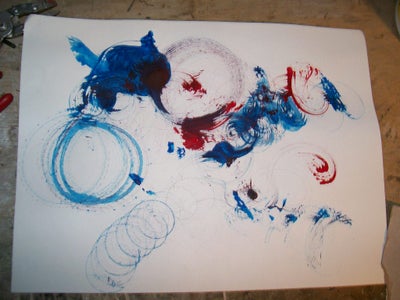 Vibrobot Paintings