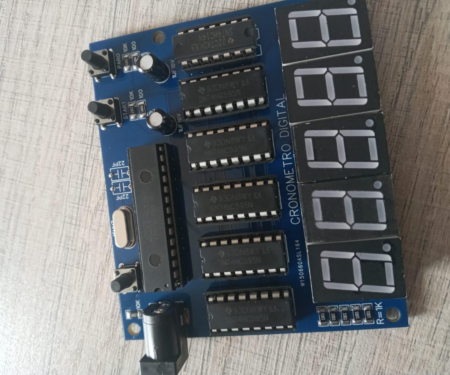 DIGITAL TIMER WITH ATMEGA328P