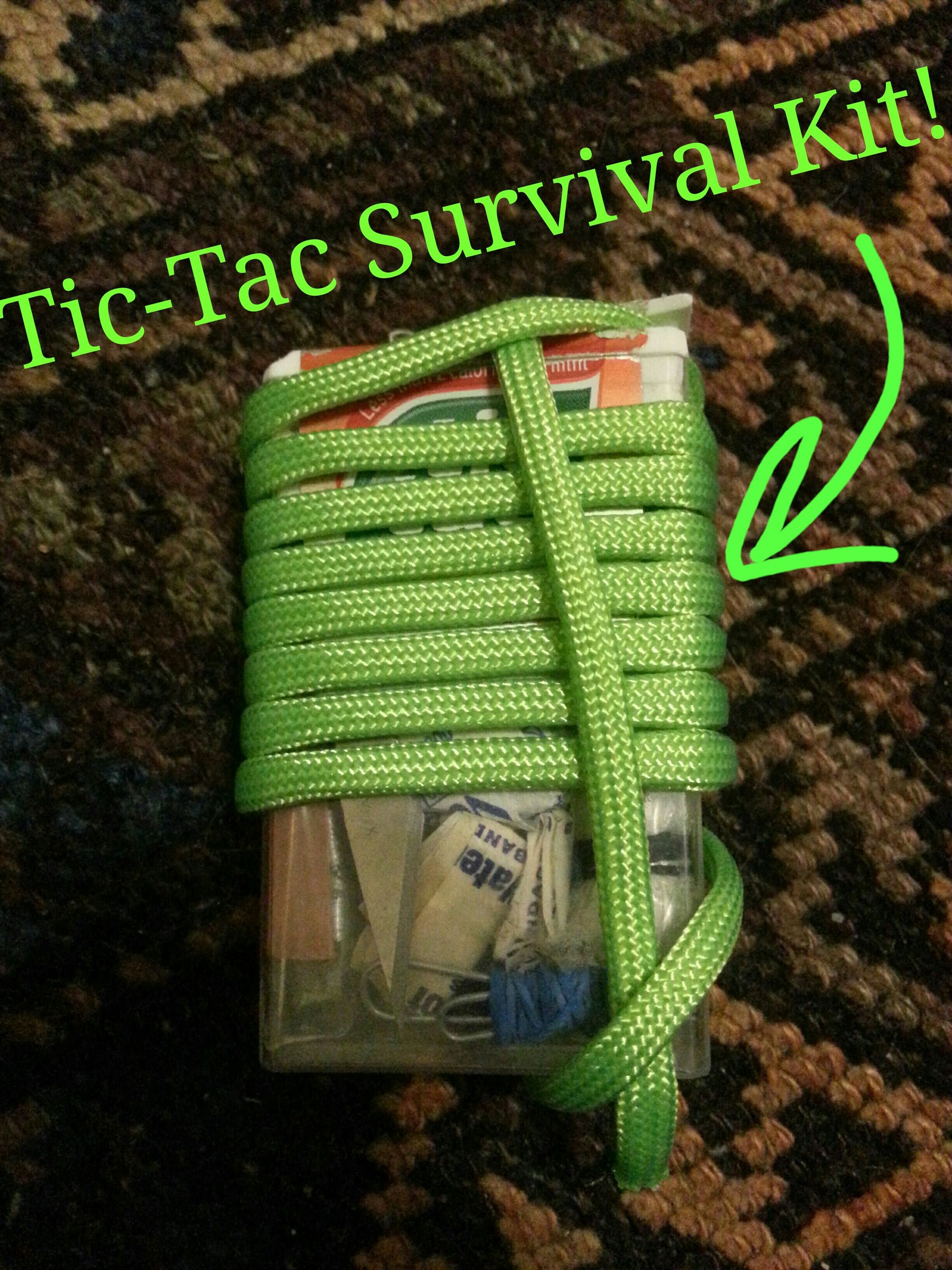 Survival Kit in a Tic-Tac Box