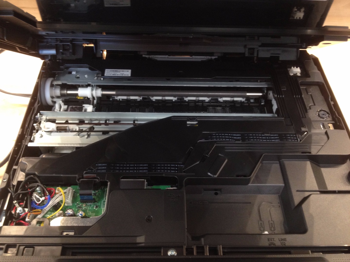 Disassembling a Brother MFCJ450DW Printer 31 Steps Instructables