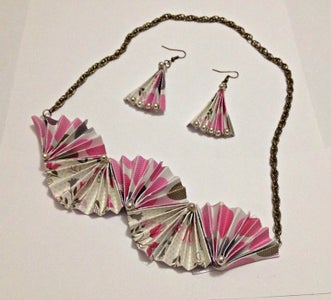 DIY Folded Paper Jewelry