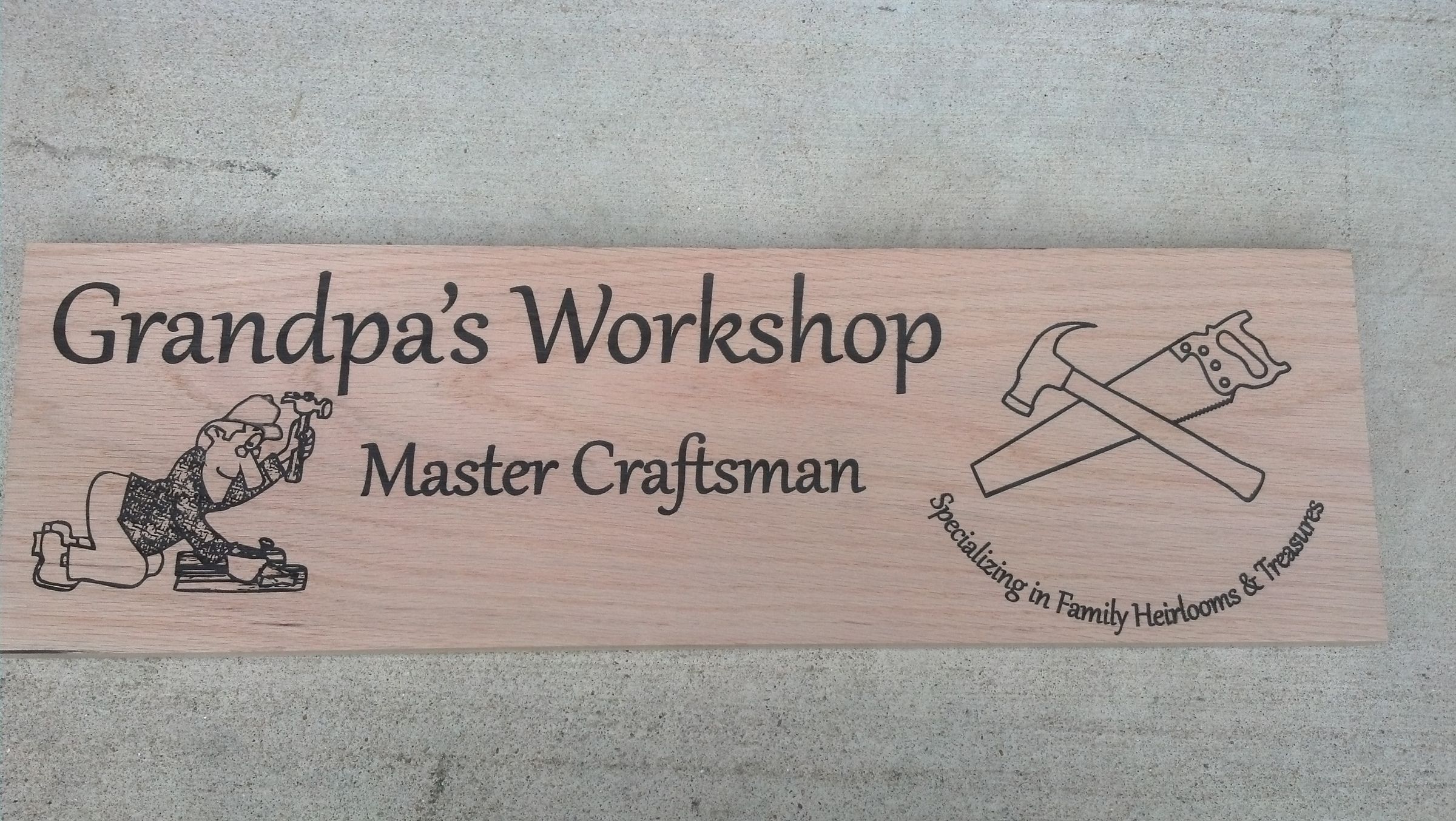 How to Paint a Laser Engraved Wood Sign at TechShop