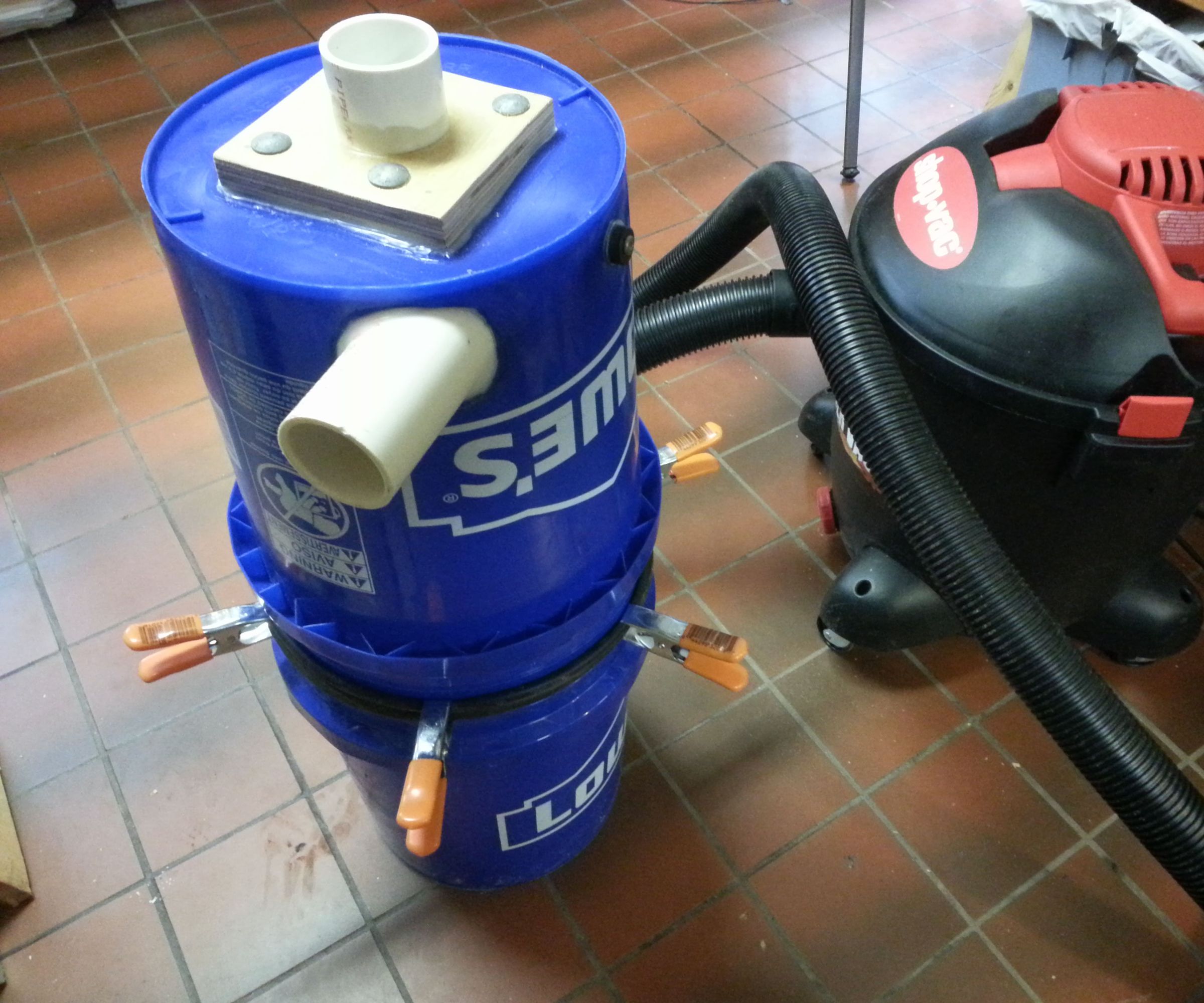 DIY Dust/Wood Chip Collector