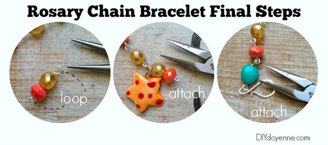 Make Rosary Chain Into Bracelet