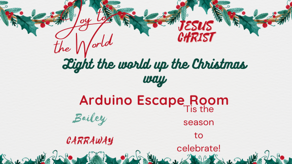 Light Up the World (Arduino Escape Room)