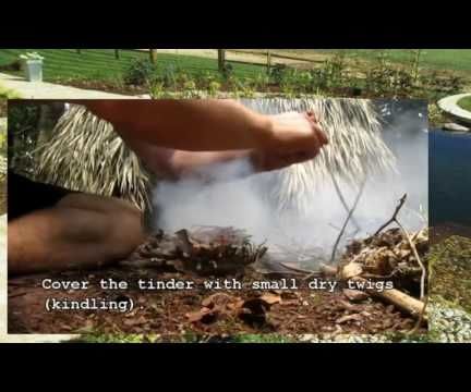 Making Fire in Jungle