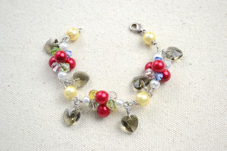 Hang on the Decorative Heart-shape Pendants