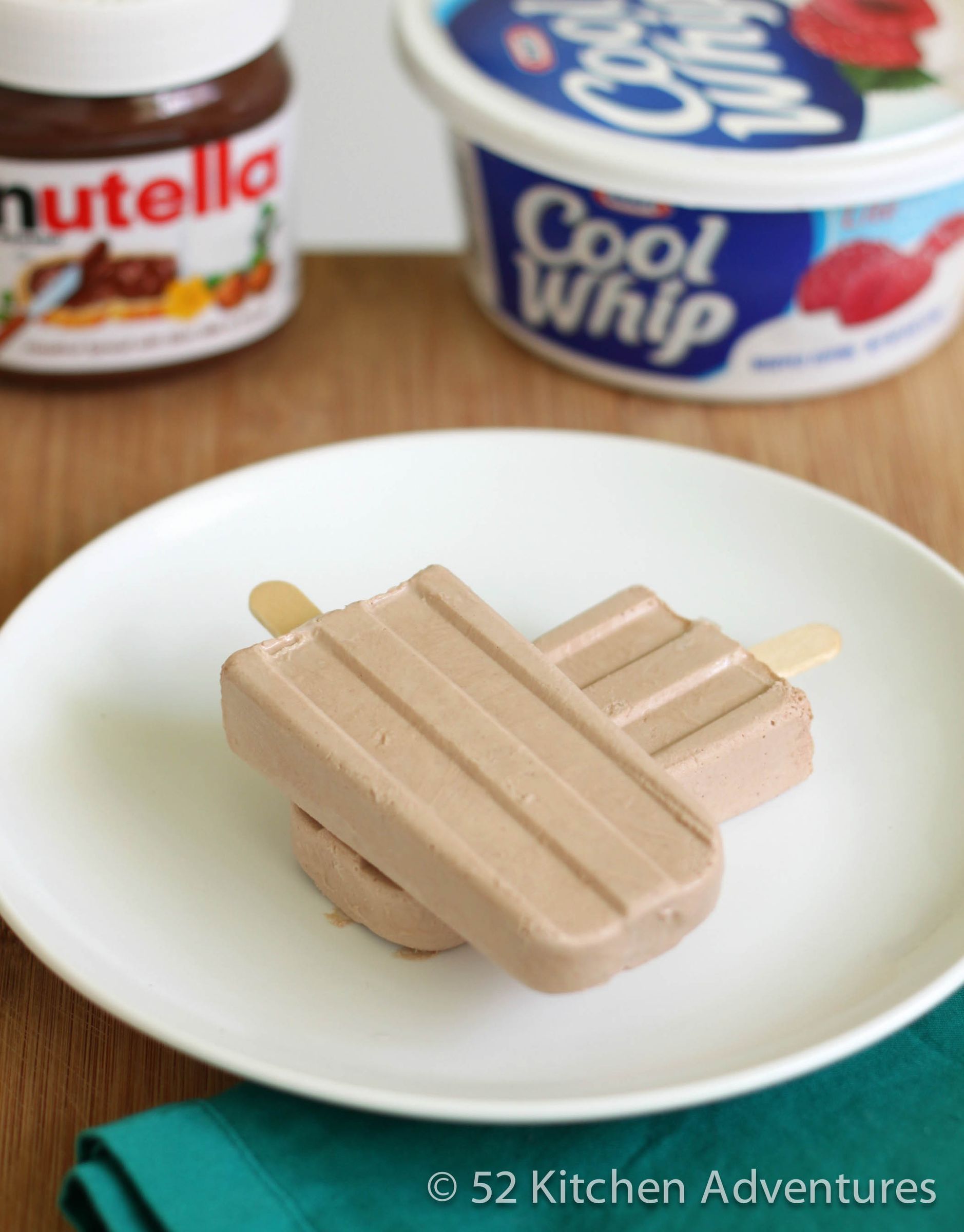 Nutella Cool Whip Popsicles